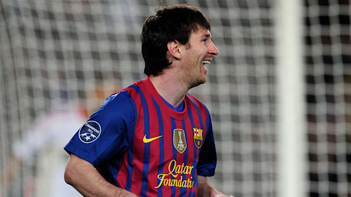 Messi once scored five goals in a single Champions League game.