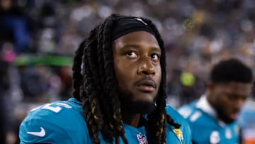 Jan 14, 2023; Jacksonville, Florida, USA; Jacksonville Jaguars defensive tackle DaVon Hamilton (52)