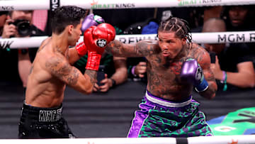 Gervonta Davis and Ryan Garcia go toe-to-toe in their controversial fight from 2024.