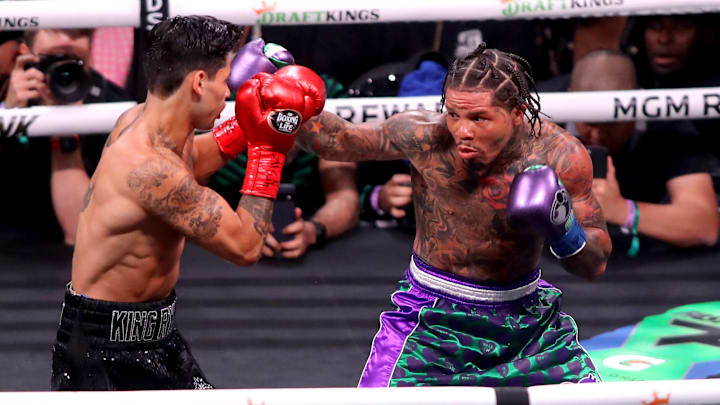 Gervonta Davis and Ryan Garcia go toe-to-toe in their controversial fight from 2024. Gervonta Davis and Ryan Garcia go toe-to-toe in their controversial fight from 2024.