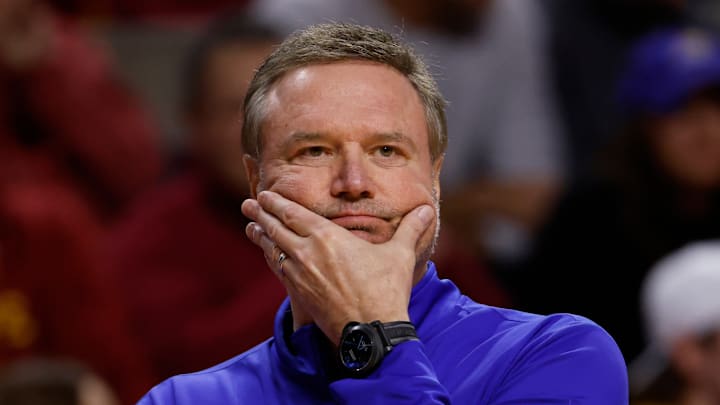 Kansas basketball head coach Bill Self