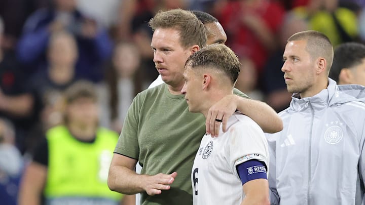 Kapitän Kimmich und Trainer Nagelsmann Kapitän Kimmich und Trainer Nagelsmann