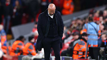 LFC-Trainer Arne Slot ist die Ratlosigkeit anzusehen