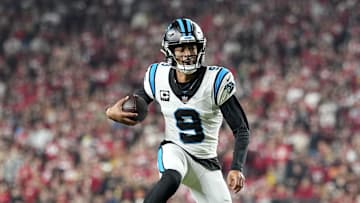 Panthers quarterback Bryce Young threw two interceptions during Carolina's 20–9 loss to the 49ers.
