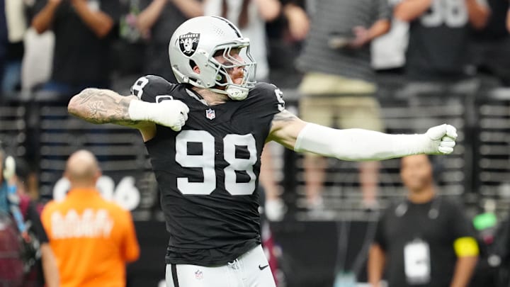 DE Maxx Crosby and the Las Vegas Raiders face the Cleveland Browns in Week 12.