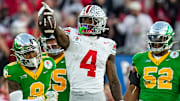 Your first look at the College Football Playoff semifinal round schedule with just four teams left in the national title race.