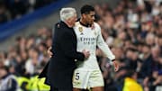 Carlo Ancelotti, entrenador del Real Madrid, no podrá contar con Jude Bellingham en su esquema