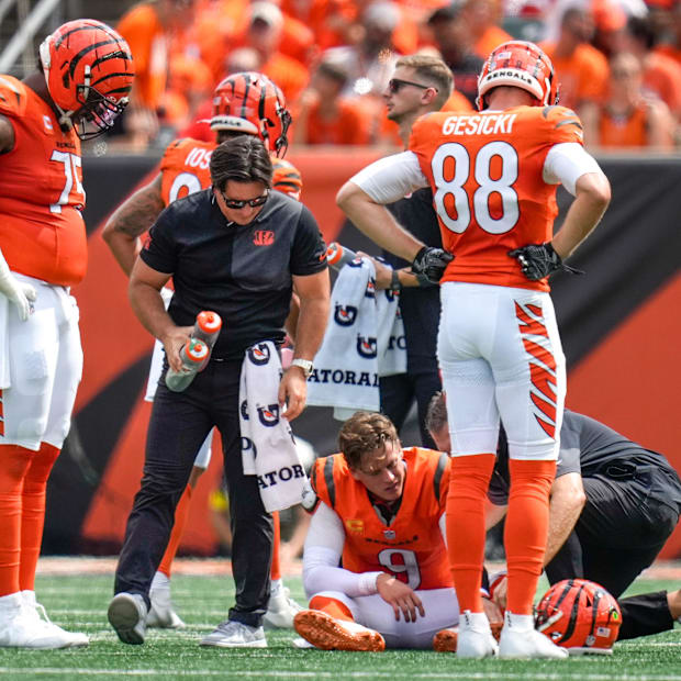 Cincinnati Bengals, Jacksonville Jaguars, NFL, Joe Burrow, injury