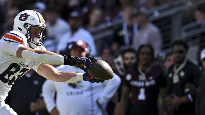 Auburn Tigers tight end Brandon Frazier 