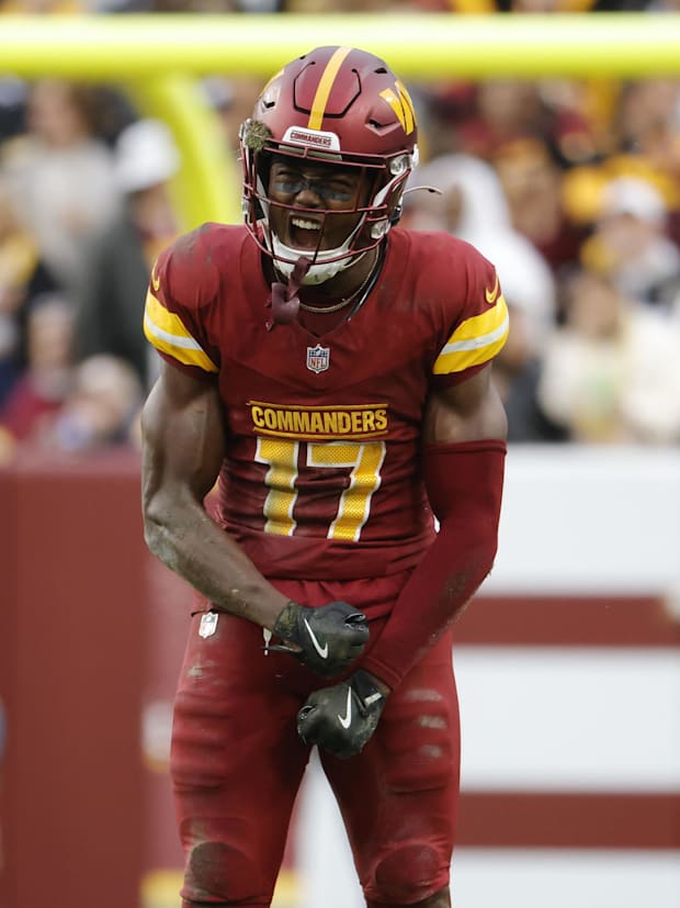 Washington Commanders wide receiver Terry McLaurin (17). Washington Commanders wide receiver Terry McLaurin (17).