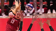 Sarah Franklin and the Wisconsin volleyball team saw their season come to an end Sunday against Nebraska.