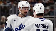 Toronto Maple Leafs center Auston Matthews and right winger Mitch Marner
