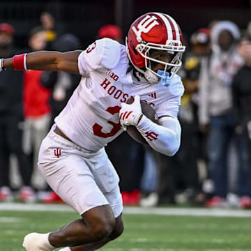 Omar Cooper Jr. saved Indiana's undefeated season Saturday.