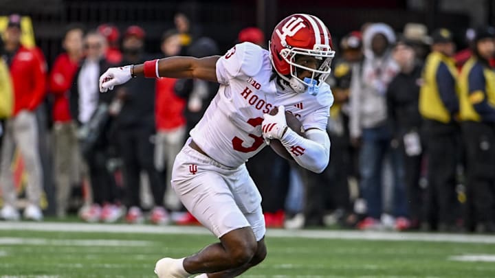 Omar Cooper Jr. saved Indiana's undefeated season Saturday.