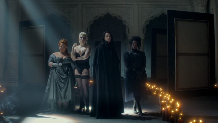 Despire, Desire, Dream and Death of the Endless in the first episode of the second season of The Sandman