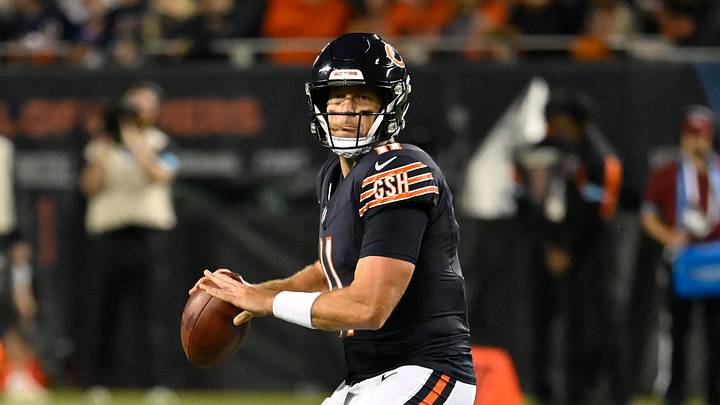 Sep 28, 2026; Chicago, Illinois, USA;  Chicago Bears quarterback Case Keenum (11) 