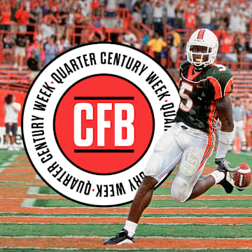 Andre Johnson was one of 38 players on the 2001 Hurricanes who were drafted by the NFL.