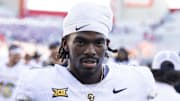 Oct 19, 2024; Tucson, Arizona, USA; Colorado Buffalos safety Savion Riley (9) against the Arizona Wildcats at Arizona Stadium. Mandatory Credit: Mark J. Rebilas-Imagn Images