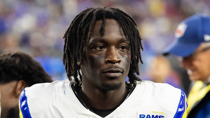 Los Angeles Rams cornerback Derion Kendrick (21) 