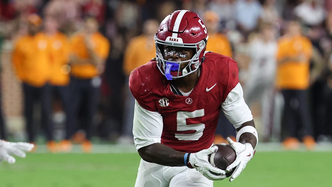 Alabama Crimson Tide wide receiver Germie Bernard (5)