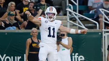Auburn Tigers quarterback Jackson Arnold will hope to get the passing game going against a porous Ball State defense.