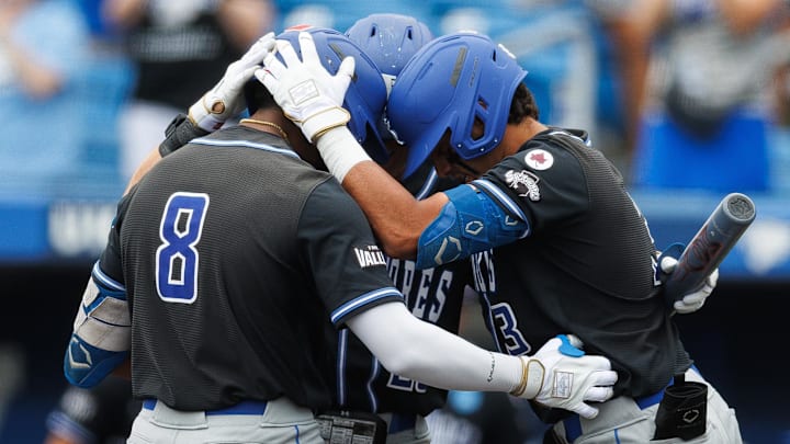 The Indiana State baseball team had a record breaking offensive performance against Wagner College, Sunday, scoring 36 runs to set the school record for most runs in a game. Salisbury School (NY) alum Carlos Peña was in the middle of it all with a home run and four RBI. The Indiana State baseball team had a record breaking offensive performance against Wagner College, Sunday, scoring 36 runs to set the school record for most runs in a game. Salisbury School (NY) alum Carlos Peña was in the middle of it all with a home run and four RBI.