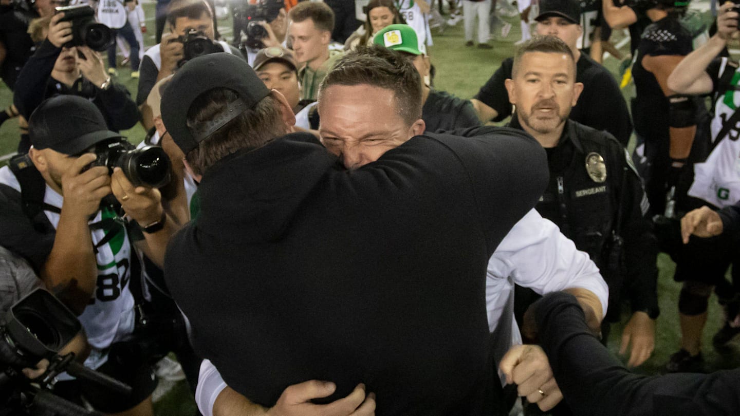 Oregon Ducks' Dan Lanning Celebrates Ohio State Win 'This Is Why You