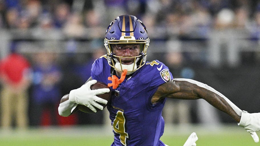 Baltimore Ravens wide receiver Zay Flowers
