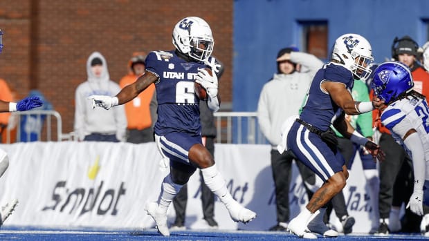 Mississippi State running back Davon Booth at Utah State