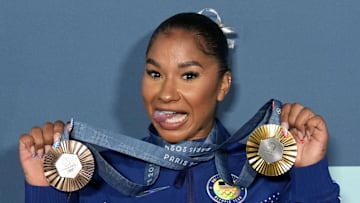 Jordan Chiles during the Paris 2024 Olympic Summer Games.