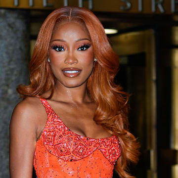 Keke Palmer out in New York City in June 2025.