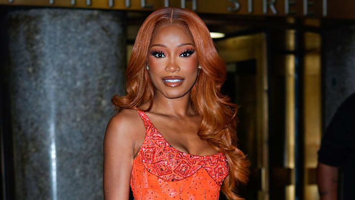 Keke Palmer out in New York City in June 2025. Keke Palmer out in New York City in June 2025.