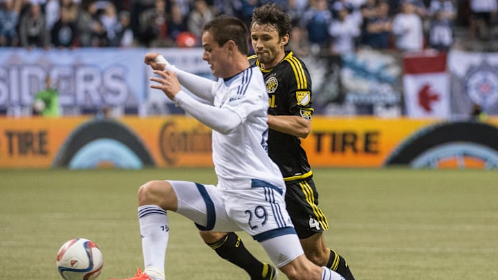MLS-Vancouver Whitecaps-Columbus Crew Soccer Action