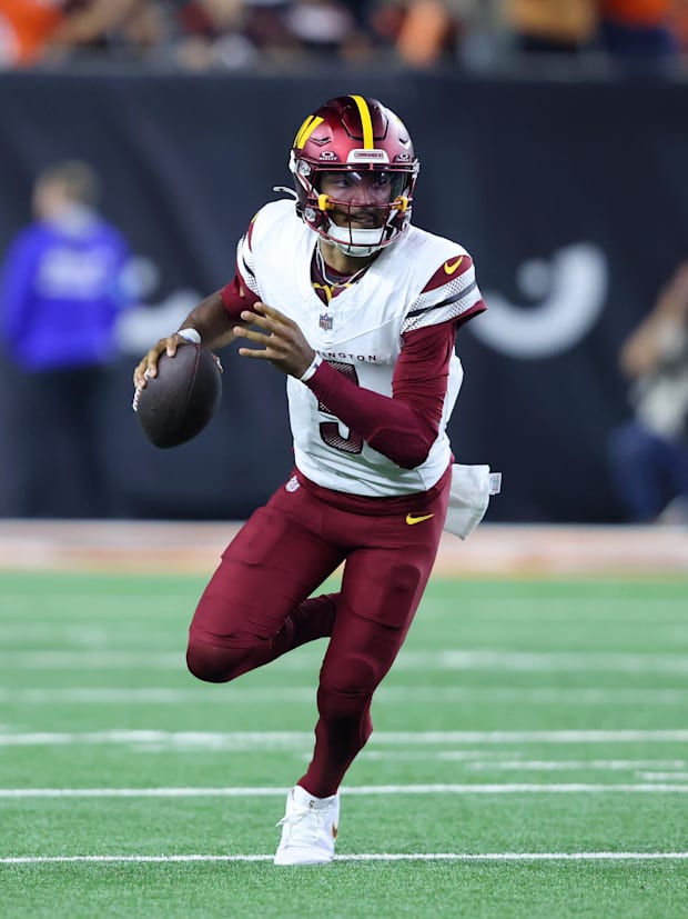 Washington Commanders quarterback Jayden Daniels Washington Commanders quarterback Jayden Daniels