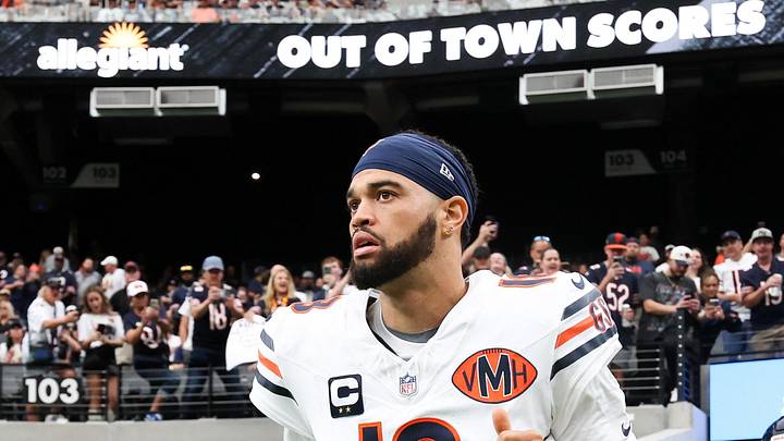 Chicago Bears quarterback Caleb Williams