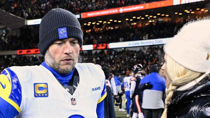 Los Angeles Rams quarterback Matthew Stafford (9). Mandatory Credit: Matt Marton-Imagn Images