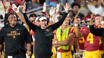 USC Trojans head coach Lincoln Riley