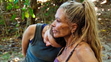 “Operation: Italy” – Castaways get the biggest reward of the season with surprise letters from home. Then, balance and dexterity are tested at a crucial immunity challenge to guarantee a spot in the final six, on SURVIVOR, Wednesday, December 4 (8:00-9:30 PM, ET/PT) on the CBS Television Network, and available to stream on Paramount+*. Jeff Probst serves as host and executive producer. Pictured (L-R): Caroline Vidmar and Sue Smey. Photo: CBS ©2024 CBS Broadcasting, Inc. All Rights Reserved.