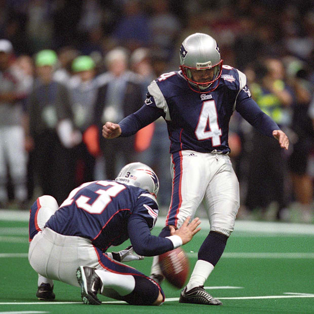 Former New England Patriots kicker Adam Vinatieri