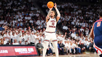 South Carolina basketball wing Myles Stute