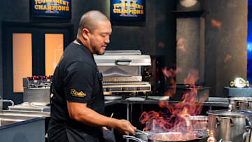 Contestant Kevin Lee, as seen on Food Network's Tournament of Champions