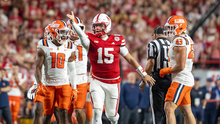 Nebraska quarterback Dylan Raiola should have an advantage over the quarterbacks the Huskers play early in the season. Nebraska quarterback Dylan Raiola should have an advantage over the quarterbacks the Huskers play early in the season.