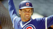 Ryne Sandberg of the Chicago Cubs against the Montreal Expos at Wrigley Field in 1992.