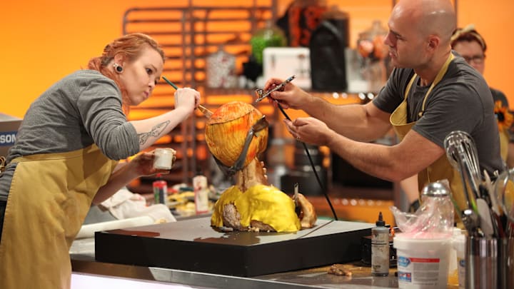 Frosted Freakshow's James Hall and Christine Leaming, as seen on Halloween Wars, Season 9.photo provided by Food Network