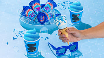 Drumstick Slurpee® Blue Raspberry Vanilla Cone