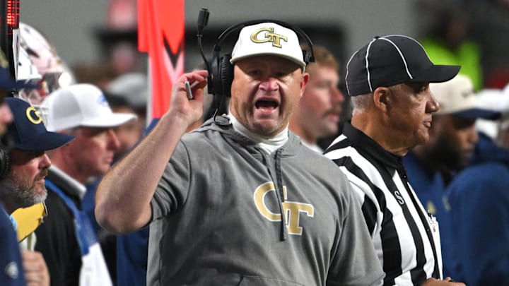Georgia Tech Yellow Jackets head coach Brent Key was not feeling enthusiastic after their narrow win over Boston College. 