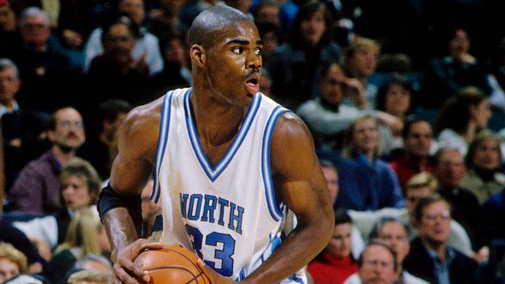 1995; Chapel Hill, NC, USA; FILE PHOTO; North Carolina Tar Heels forward Antawn Jamison (33) in action at the Dean Smith Center during the 1995 season.. Mandatory Credit: RVR Photos-USA TODAY Sports