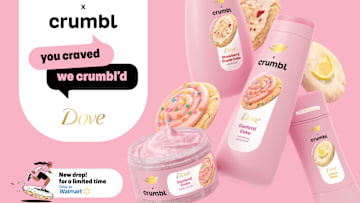 Dove and Crumbl invite you to satisfy your skin's cravings with the launch of the limited-edition Dove x Crumbl collection, available now in-store and online at Walmart.