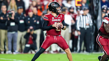 South Carolina football quarterback Spencer Rattler