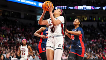 South Carolina basketball post player Kamilla Cardoso